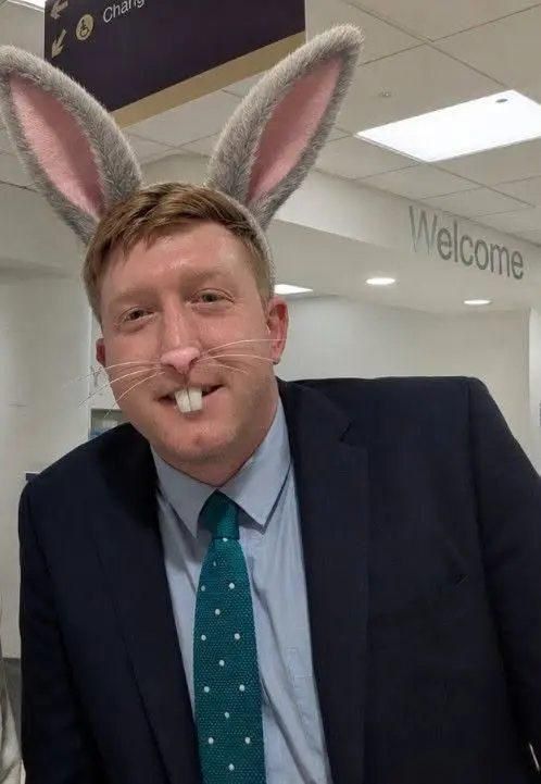 A 15-year-old teenager was arrested in Britain after posting a photo of a local politician depicted as a rabbit